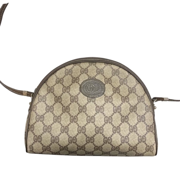 Gucci vintage brown gg supreme crossbody bag AMAZING - Picture 1 of 15